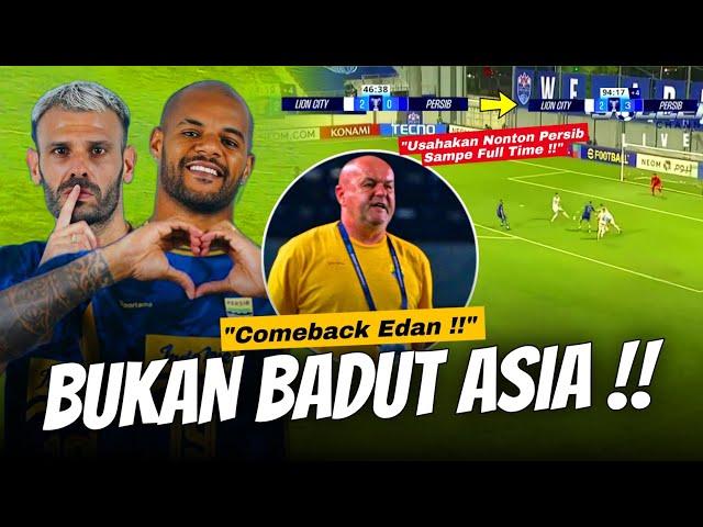 Awalnya Diejek Badut Asia, Persib Buktikan Dengan Mental Gila !! 7 Laga Comeback Edan Persib Bandung