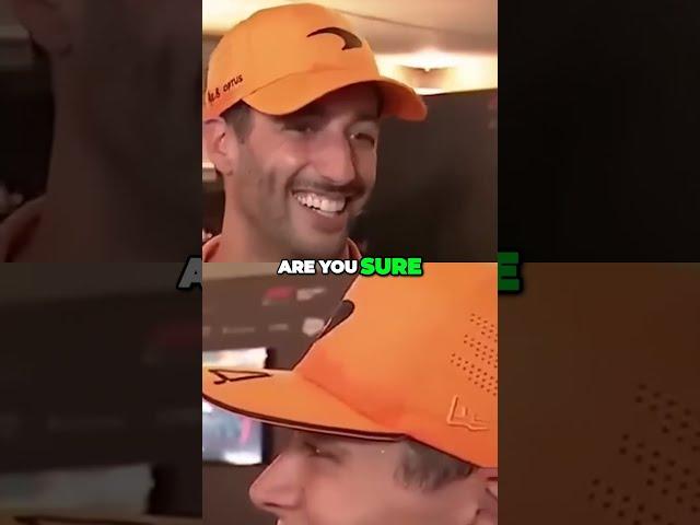 Daniel Ricciardo & Lando Norris Funny Moment