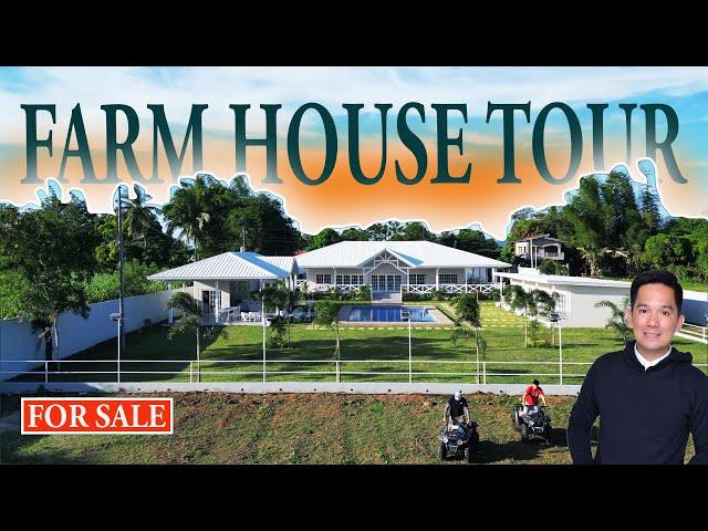 PHP. 35M Price Drop ! AMERICAN MODERN FARM HOUSE FOR SALE WITH HORSE AND SPACE FOR HELIPAD