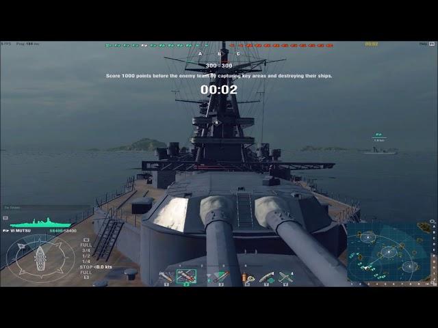 WOWS The Battleship MUTSU