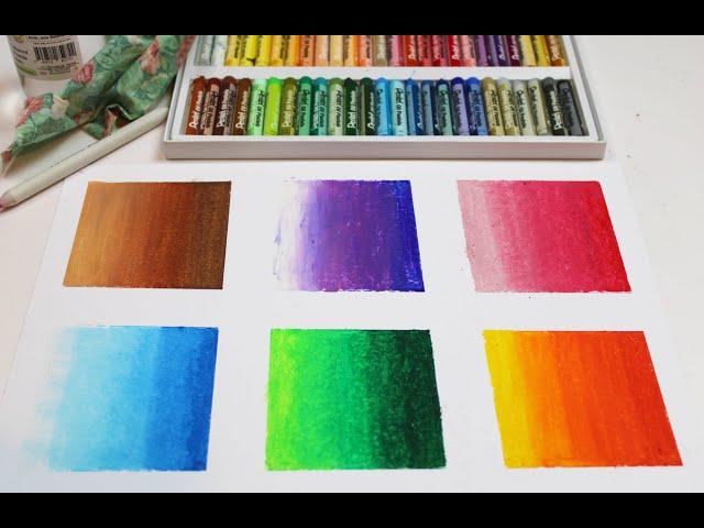 How to BLEND OIL PASTELS for Beginners