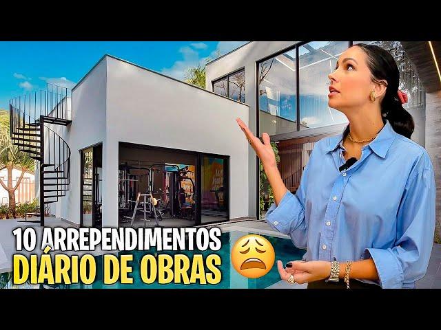 DIÁRIO DE OBRA DEPOIS DE 1 ANO! | *faria tudo diferente!*