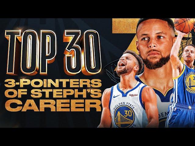 Stephen Curry’s Top 30 Career 3-Pointers 