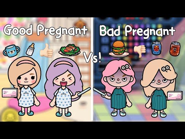 Good Pregnant Vs Bad Pregnant..! | Toca Life World | การท้องที่ดี Vs การท้องที่ไม่ดี 