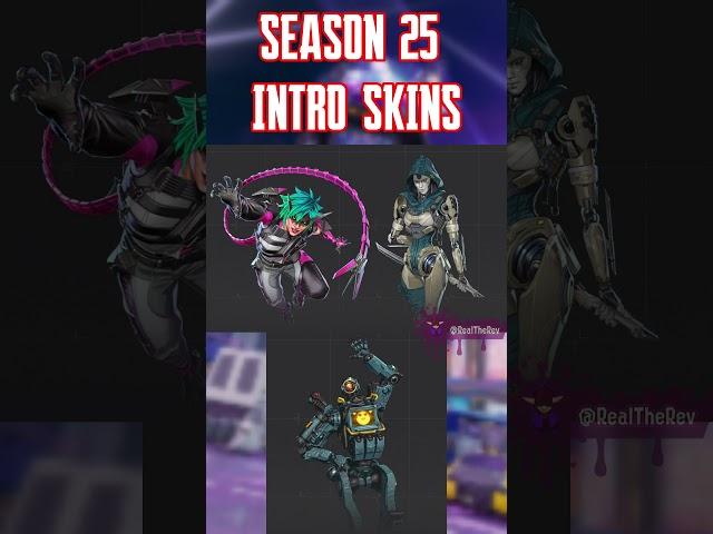 EARLY look at INTRO SKINS in SEASON 25 | Apex Legends #shorts