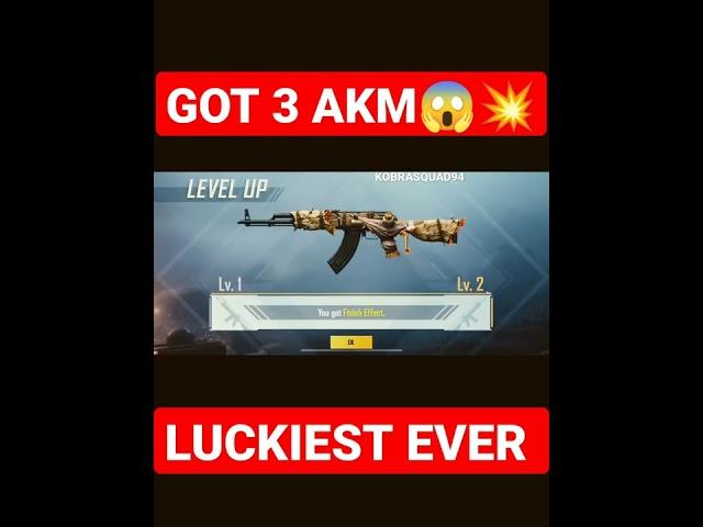 LUCKIEST EVER  GOT 3 AKM