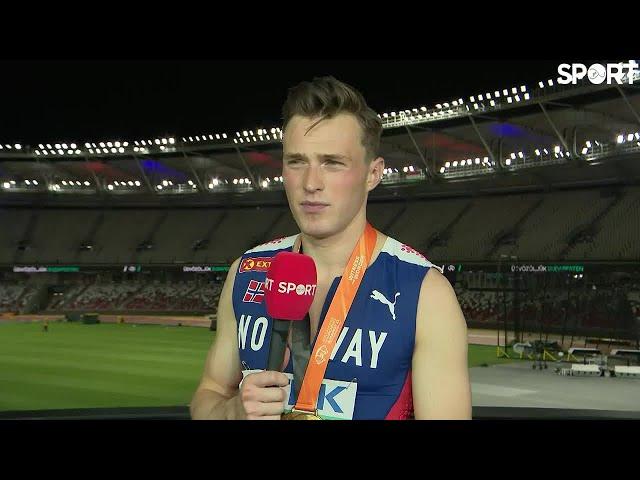 Karsten Warholm wins Gold in the World 400m Hurdles AGAIN!