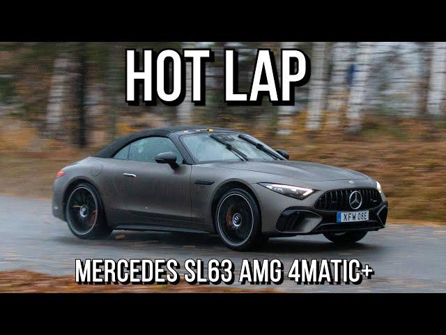 HOT LAP // MERCEDES SL63 AMG 4MATIC+ // VERY WET TRACK