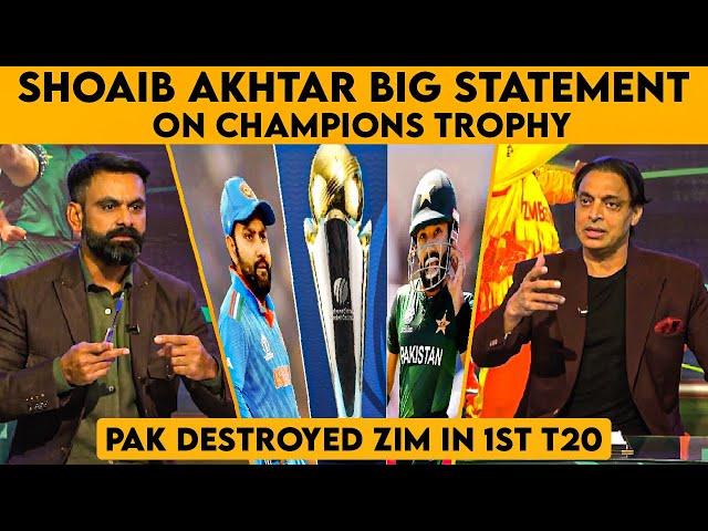 Shoaib Akhtar BIG Statement on Champions Trophy | Pakistan Destroyed Zimbabwe in 1st T20 | Cric Care