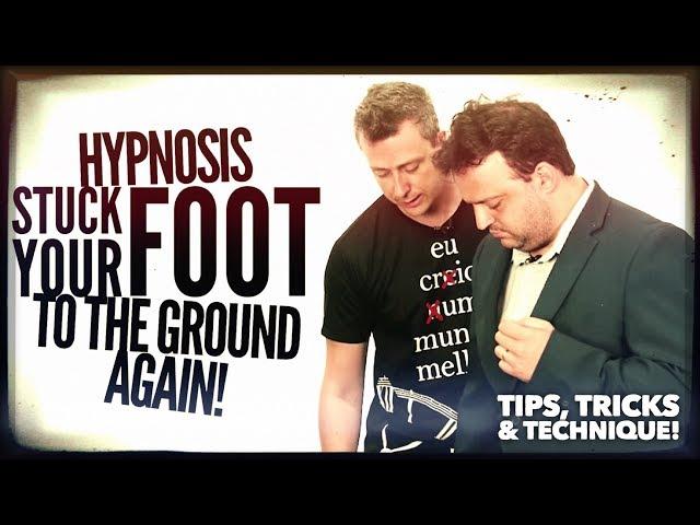 Street Hypnosis Techniques... HYPNOTIC FOOT STICK!