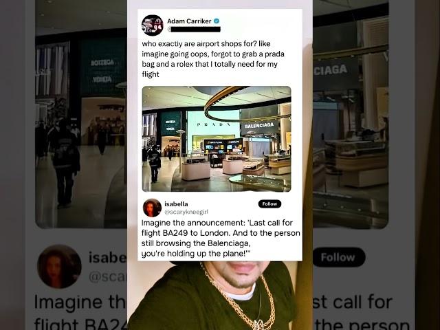 Who exactly are airport shops for? like imagine going oops, forgot to grab a prada bag and a rolex.