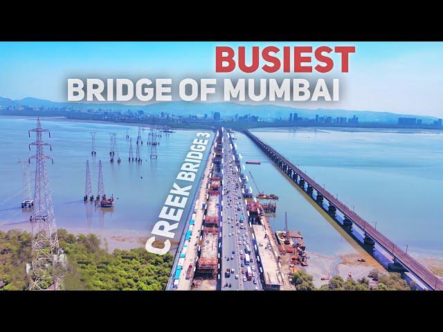 Vashi Creek Bridge 3 Progress I Connecting Mumbai And Navi Mumbai