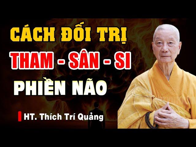 Cách Đối Trị Tham Sân Si, Chuyển Hóa Phiền Não - HT. Thích Trí Quảng