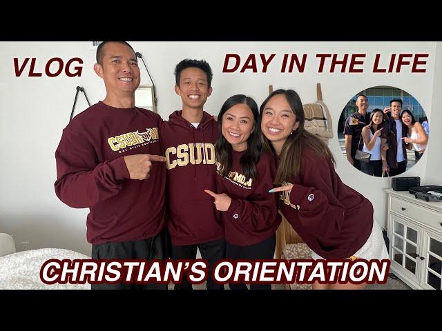 DAY IN THE LIFE VLOG: CHRISTIAN'S ORIENTATION | The Laeno Family