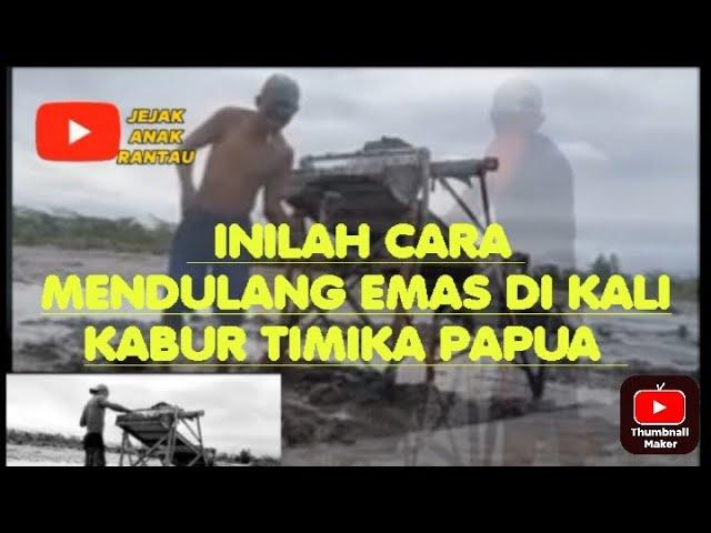 Cara mendulang emas ditimika papua JEJAK ANAK RANTAU#perjuangandalamperjalanan#jejakpetualangtrans7