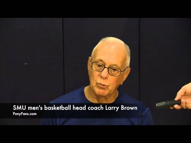 SMU men's basketball head coach Larry Brown