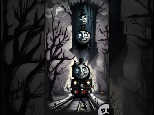 Creepy Thomas the train #anime #animation #creepy #song #dingdong #noelsuper8