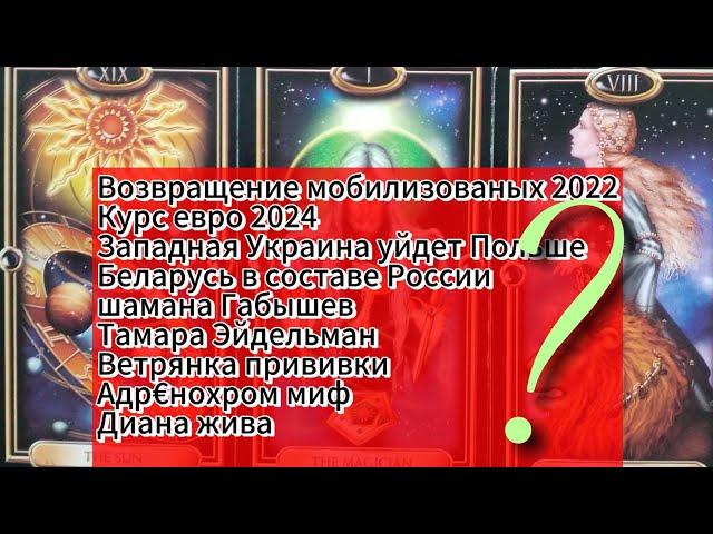 МОБИЛИЗОВАНЫЕ 2022. Евро€ 2024. УКРАИНА-ПОЛЬША. БЕЛАРУСЬ. ГАБЫШЕВ.ЭЙДЕЛЬМАН. ВЕТРЯНКА. ДИАНА. ТАРО