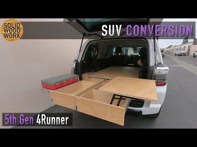 Custom 4Runner Drawer and Bed System