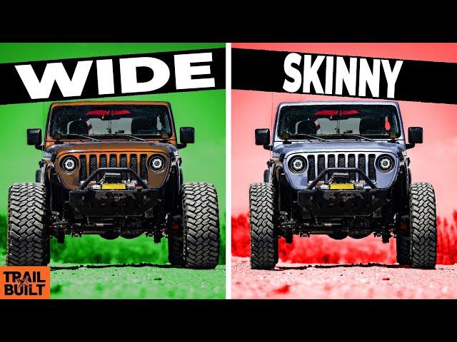 Wide vs Narrow Off-Road Tires