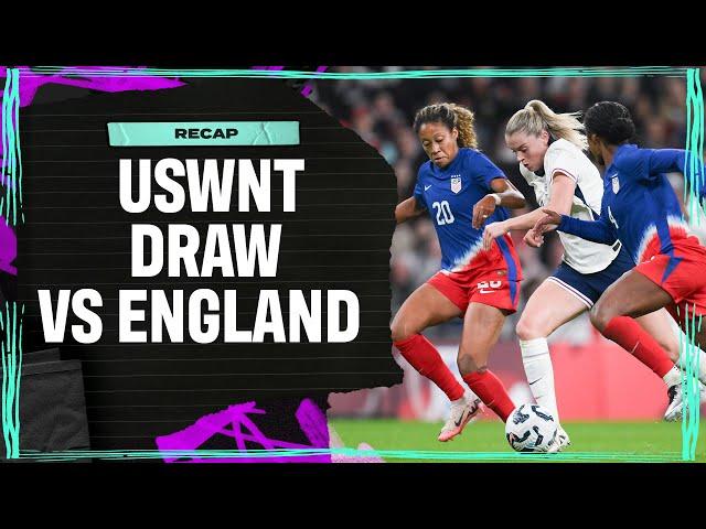 Emma Hayes' homecoming ends in draw | England vs. USA I Attacking Third