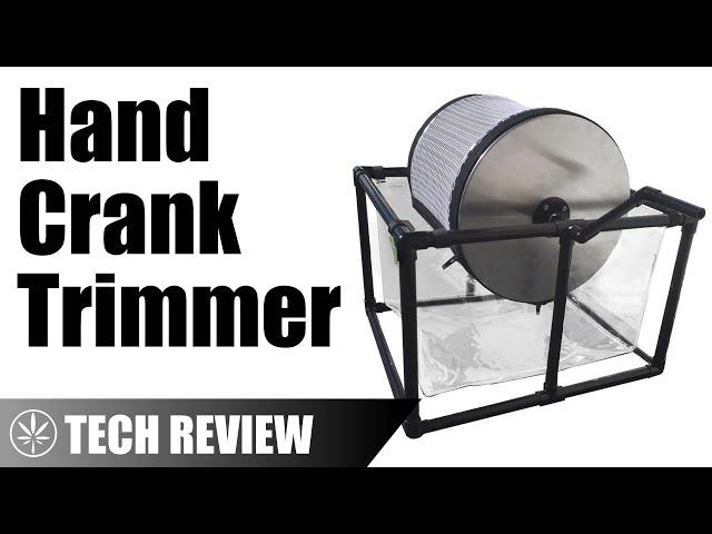 Hand Crank Dry Trimmer: Bladeless Tumbler