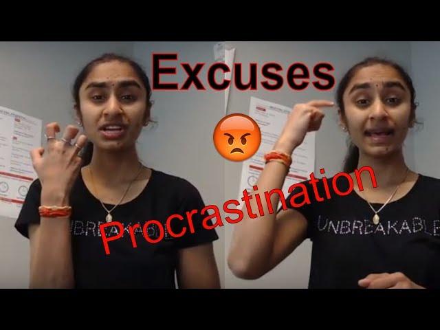 See How I filled myself with Excuses ? | DailyRock 12 | Revathi Jannavarapu