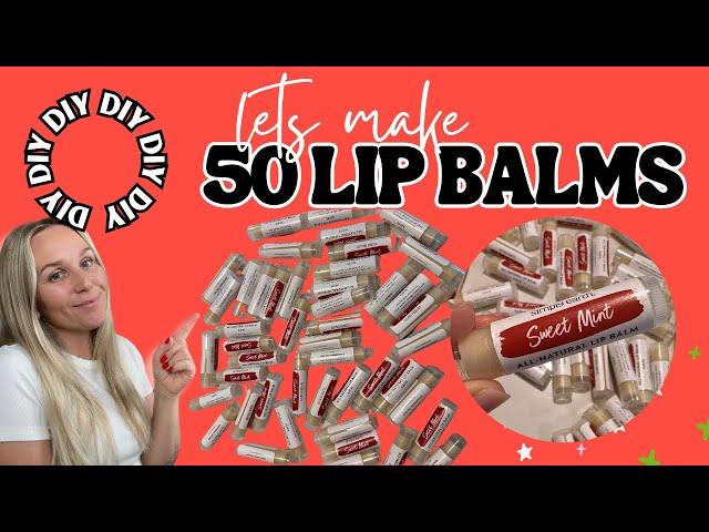 Make 50 lip balms in 1 hour with This DIY Lip Balm Kit!