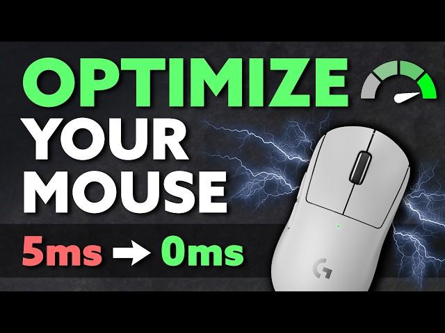 Mouse Optimization GUIDE for Gaming!  (0 Delay Tweaks)