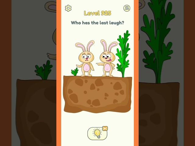DOP 2 || Level 925 #dop2 #gaming#gameplay#carrot#rabbit #shorts#short#shortvideo#subscribe#video#new