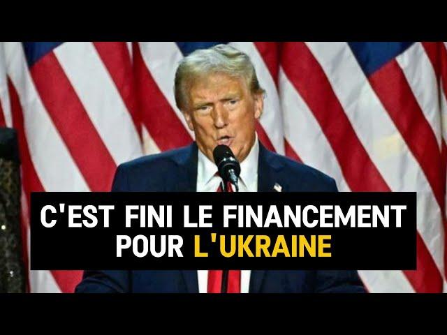 URGENT - Trump  s'exprime : c'est fini le financement de l'Ukraine