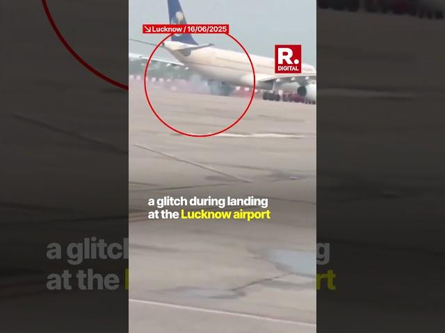 Saudia Airlines Flight from Jeddah Encounters Landing Issue in Lucknow, 250 Onboard