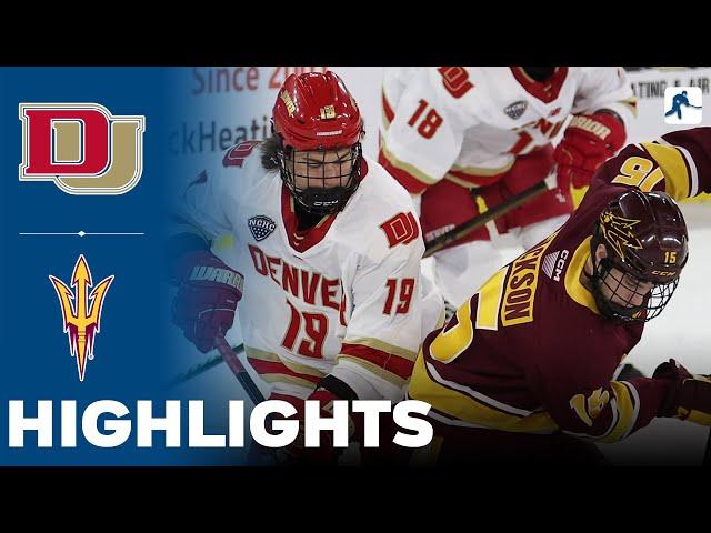 Denver vs Arizona State | NCAA College Hockey | Highlights - November 22, 2024