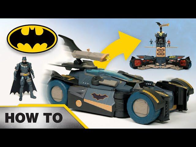 How to assemble the Ultimate Transforming Batmobile!