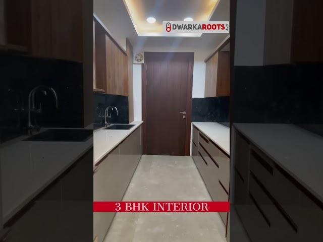 3 bhk interior #dwarkaflats #realestate #flatsindwarka #dwarkaroots #dwarkaproperty