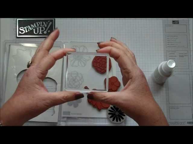 Quick Tip ; 2-Way Glue Pen & Clear Mount stamps with Dawn