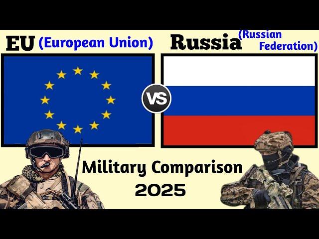 EU vs Russia Military Power Comparison 2025 | European Union vs Russia military power 2025