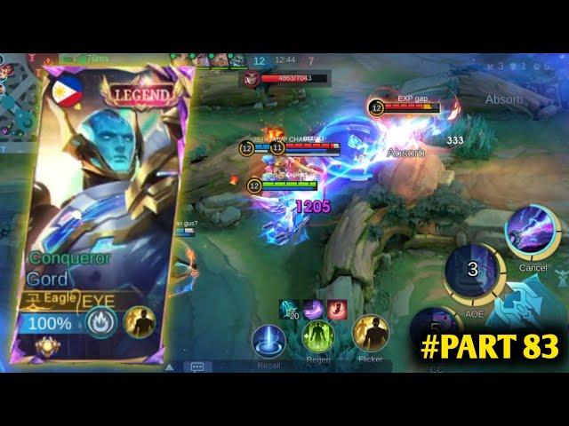 #PART 83 || TOP GLOBAL GORD GAMEPLAY WITH GODLY GUSION || ONLY GORD || #gameplay #gaming #mlbb #ml