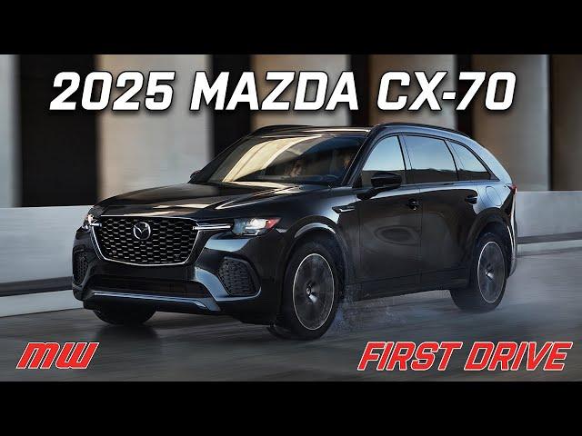 2025 Mazda CX-70 | MotorWeek First Drive