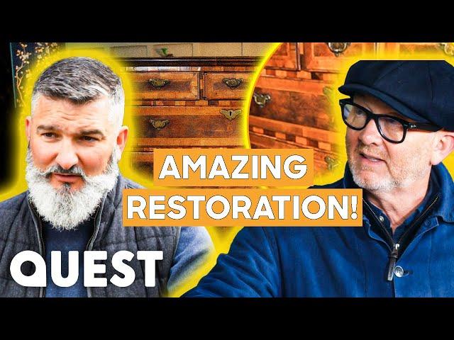 Expert Woodworker Beautifully Restores 17th Century Drawers! | Salvage Hunters: The Restorers