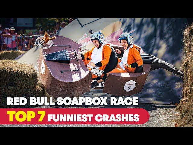 Try NOT To Laugh At Soapbox's Funniest Crashes   | Red Bull Soapbox Race