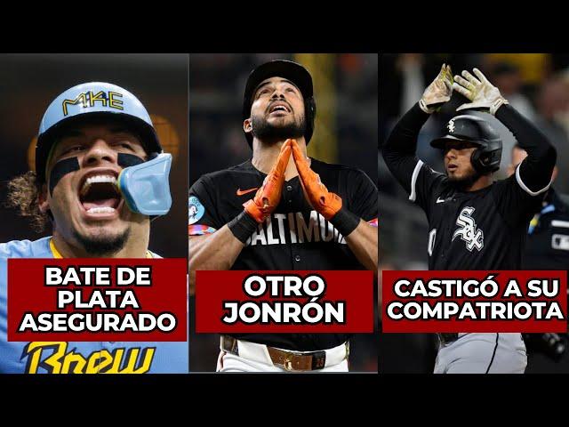 Anthony Santander jonrón, William Contreras aseguró el bate de plata, Lenyn Sosa sigue encendido