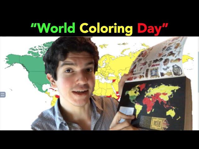 "World Coloring Day" - This Book Will Change Your Life, (4/365)