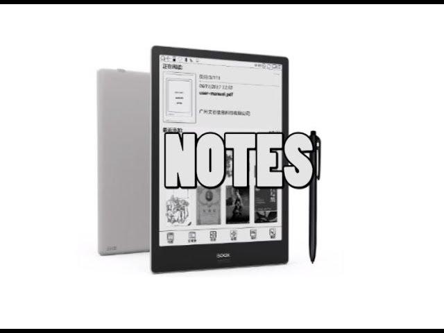 This is the writing experience on the Onyx Boox Note Pro