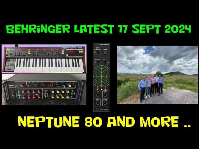 Latest Behringer News 17 September 2024