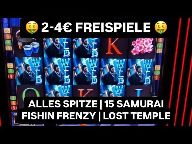 Merkur Magie Freispiele 2-4€  Alles Spitze | 15 Samurai | Fishin Frenzy | Lost Temple Spielothek