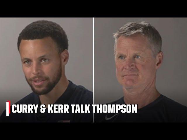 Steph Curry and Steve Kerr describe the feeling of Klay Thompson leaving the Warriors | NBA on ESPN