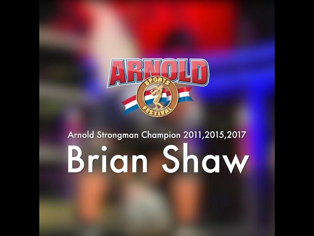 Brian Shaw 3X Arnold Strongman Classic Champion