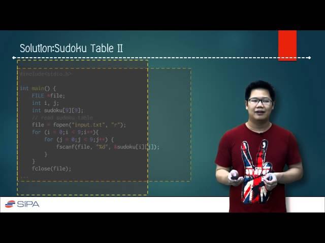 [4-11] Solution: Sudoku table II