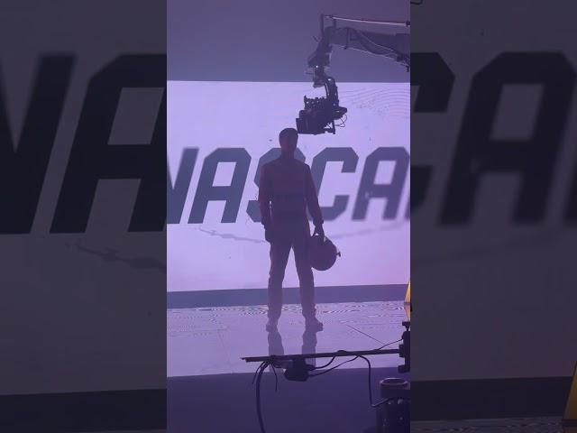 Checking in with the champ at production day #nascar